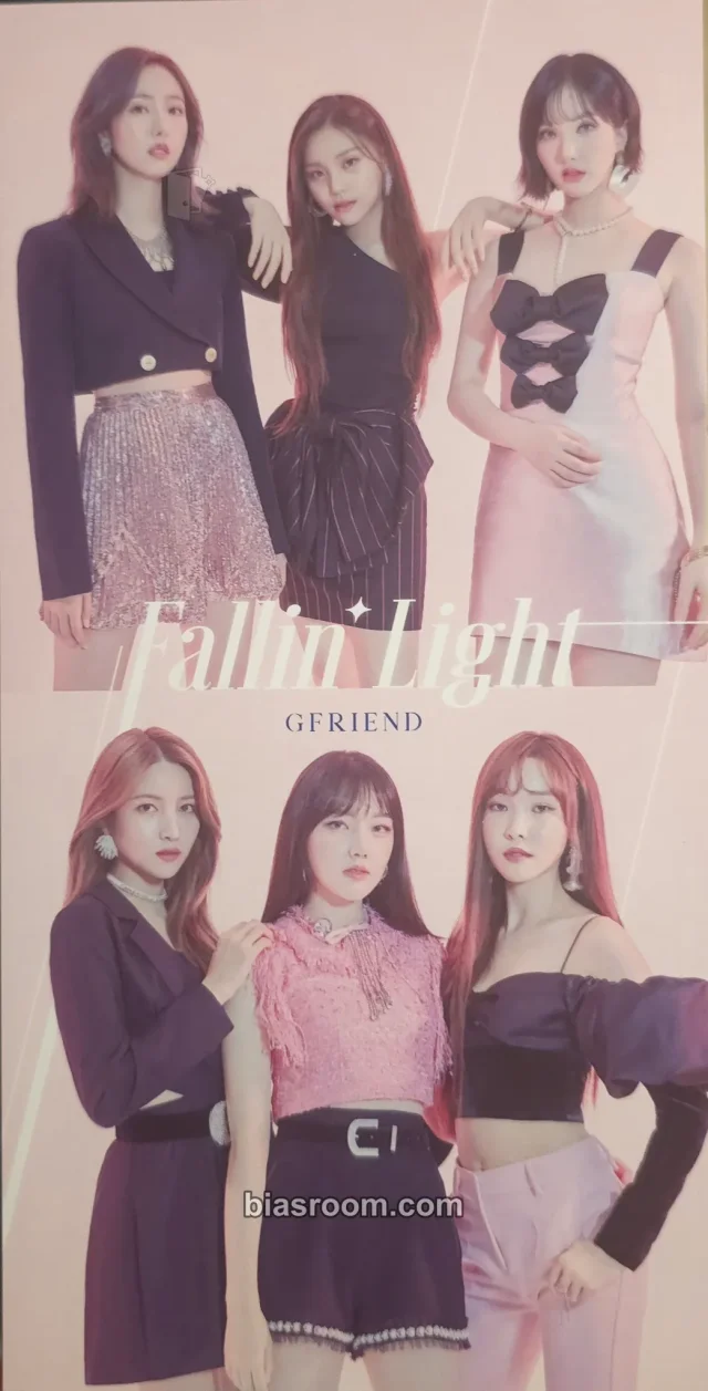 GFRIEND - Fallin' Light Album pob (pre-order benefit) king e shop postcard
