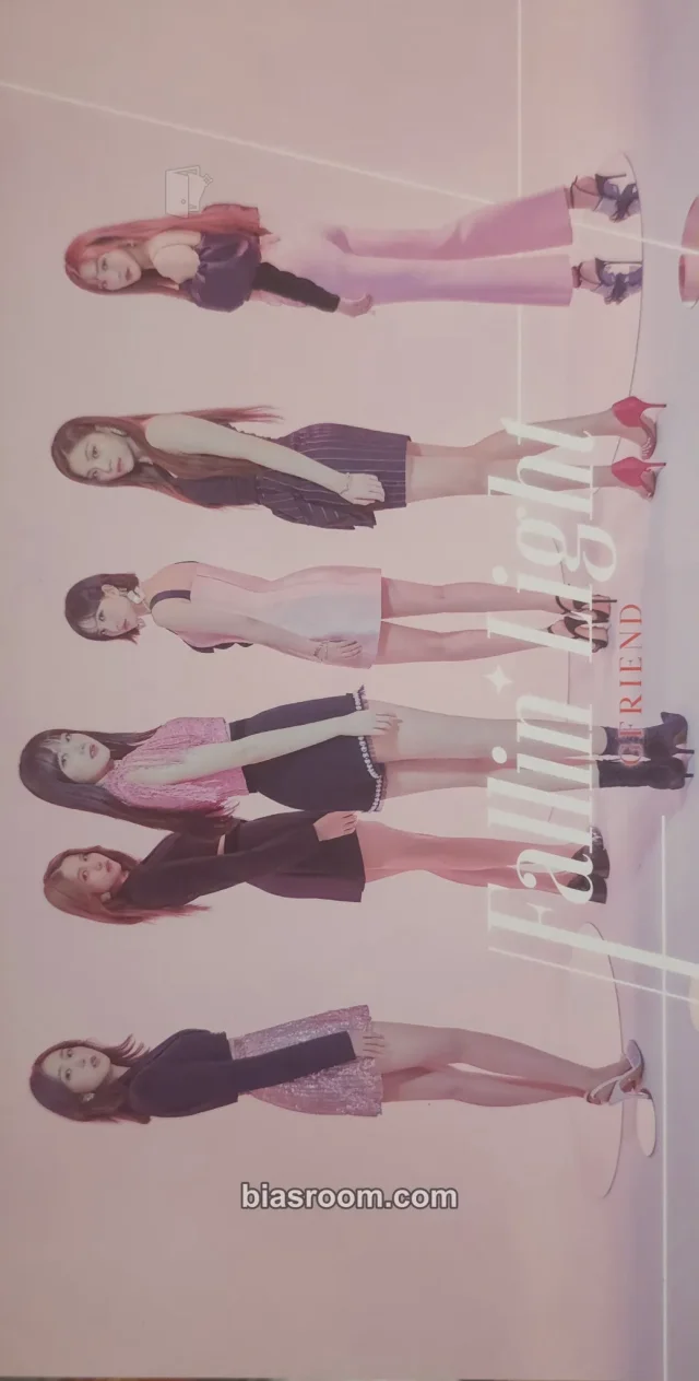 GFRIEND - Fallin' Light Album pob (pre-order benefit) hmv japan postcard