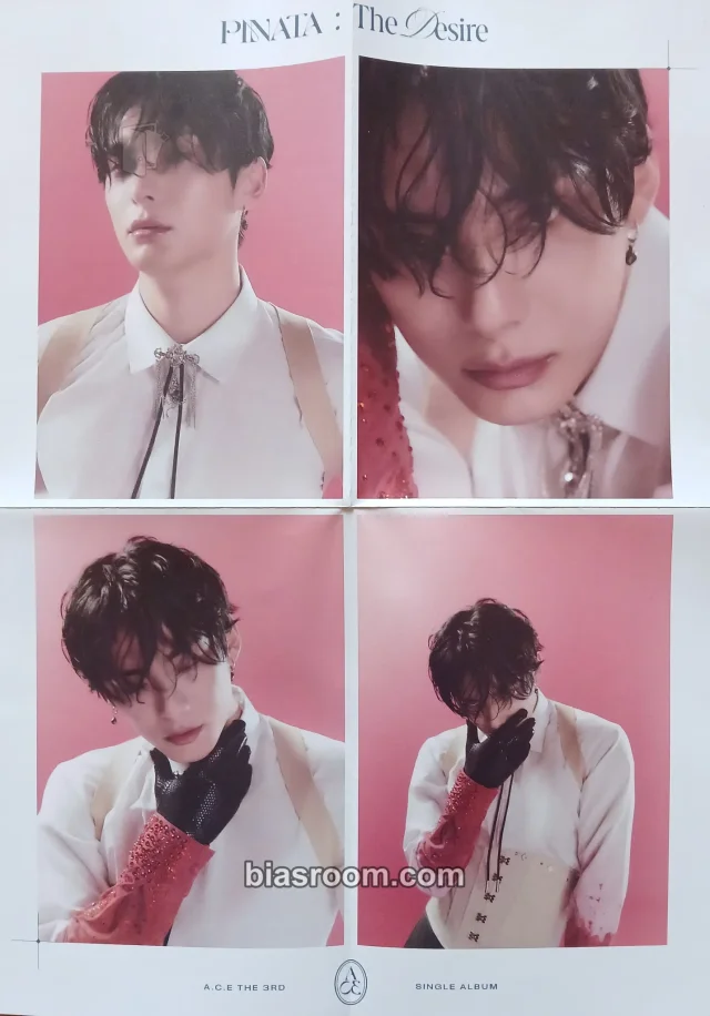 A.C.E - Park Junhee - PINATA Album album inclusion poster double-sided desire version