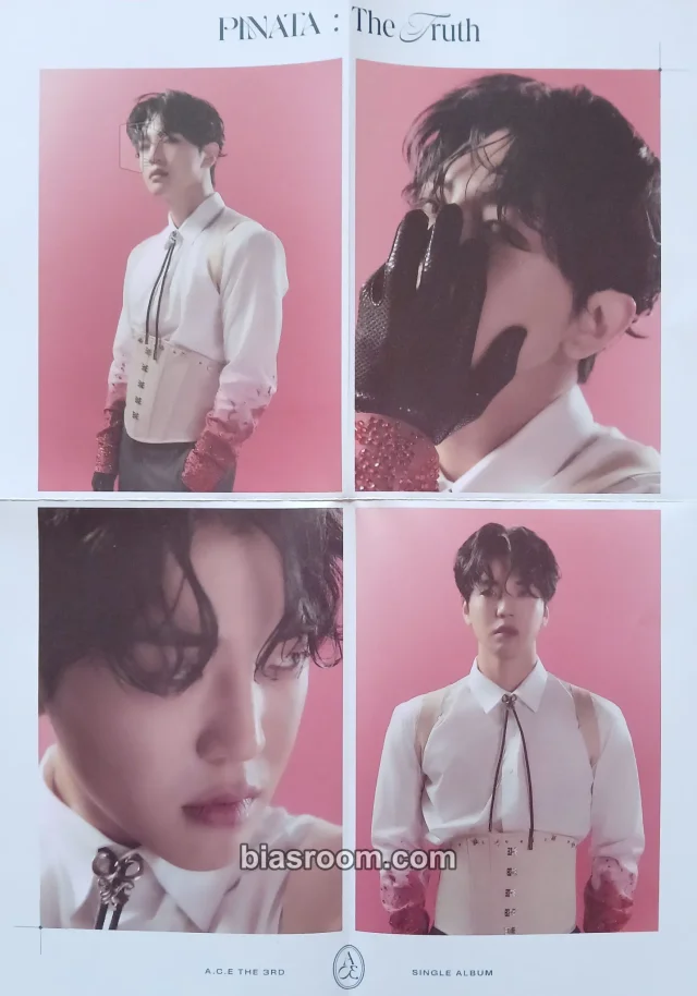 A.C.E - Lee Jiham - PINATA Album album inclusion poster double-sided truth version