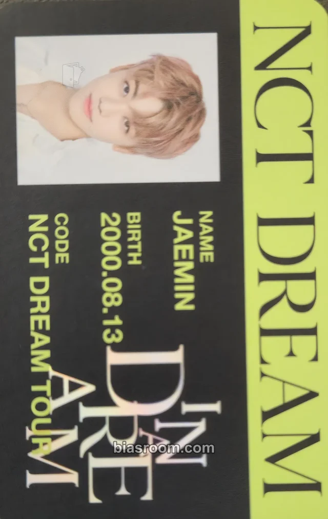 NCT DREAM - Jaemin - THE DREAM SHOW 2 : IN A DREAM  Event merch photocard