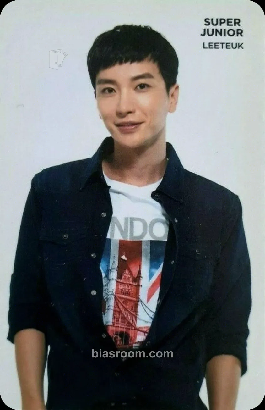 Leeteuk SMTOWN Coex Artium Photocard - SUPER JUNIOR - SUPER JUNIOR K-pop photocard
