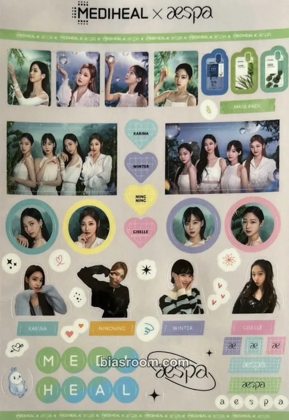 MEDIHEAL X AESPA Photocard - aespa - aespa K-pop photocard