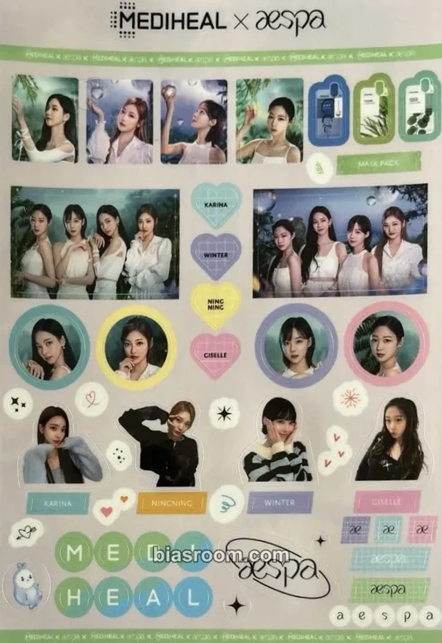 aespa - Other brand collaboration sticker sheet
