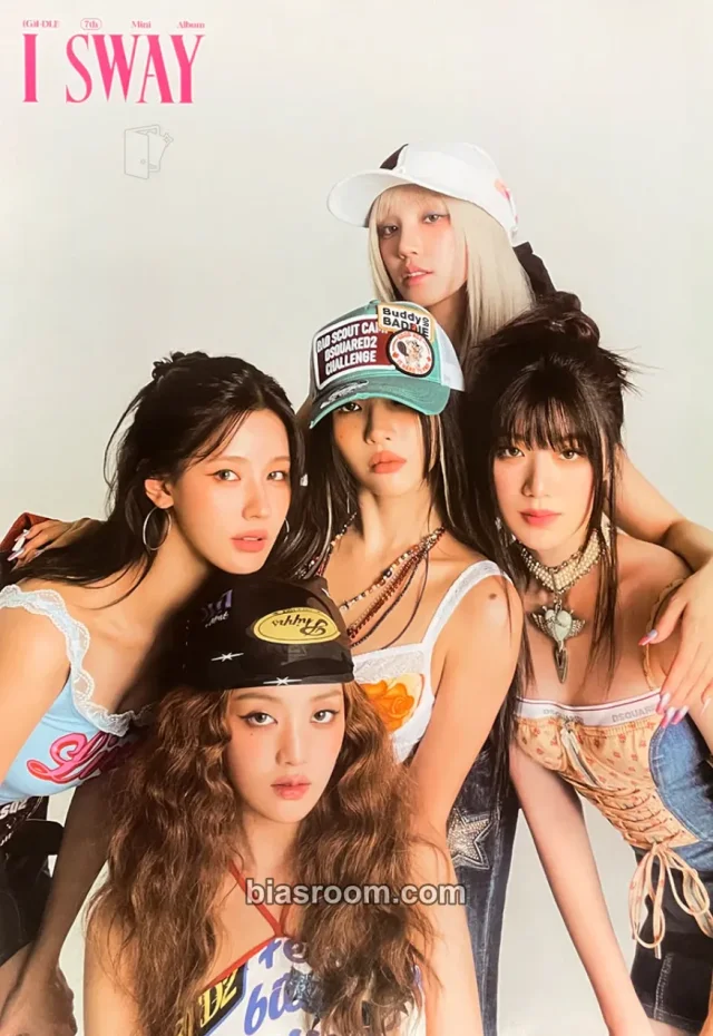 i-dle - I Sway Album poster supplemental pob (pre-order benefit)