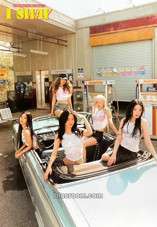 i-dle - I Sway Album poster supplemental pob (pre-order benefit)