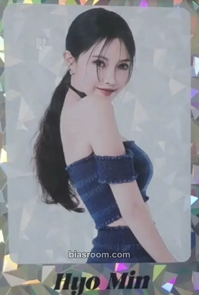 T-ARA - Hyomin - T-ara 15th Anniversary Fanmeeting Event trading card holographic (hologram)