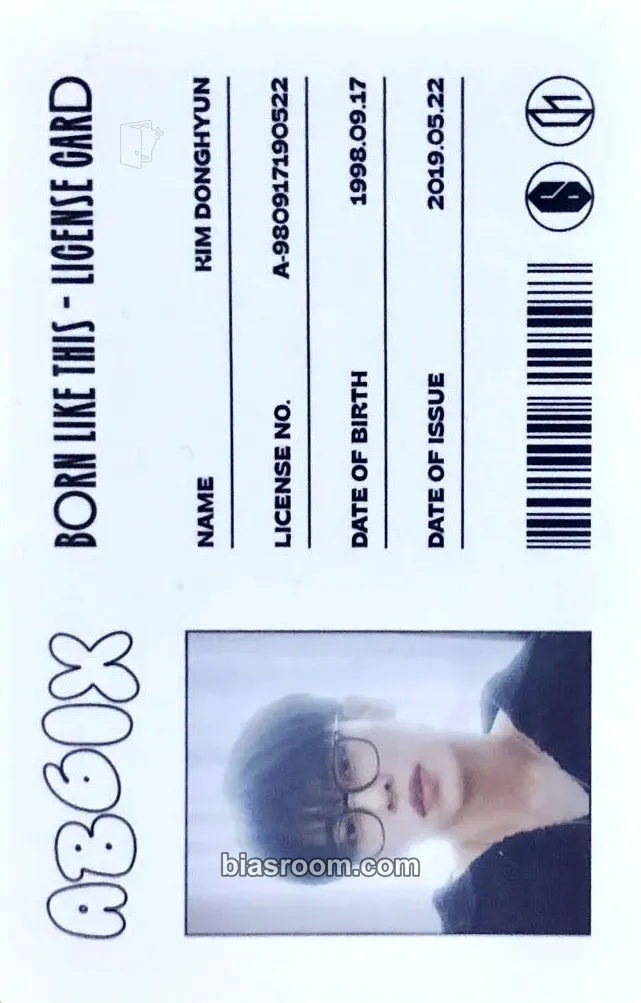 Donghyun BORN LIKE THIS Photocard - AB6IX - AB6IX K-pop photocard