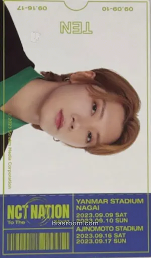 Ten NCT NATION: To The World Photocard - NCT - NCT K-pop photocard