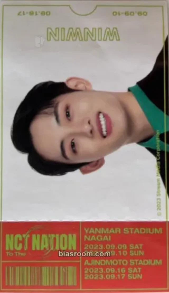 NCT - Winwin - NCT NATION: To The World Event purchase benefit sticker japan