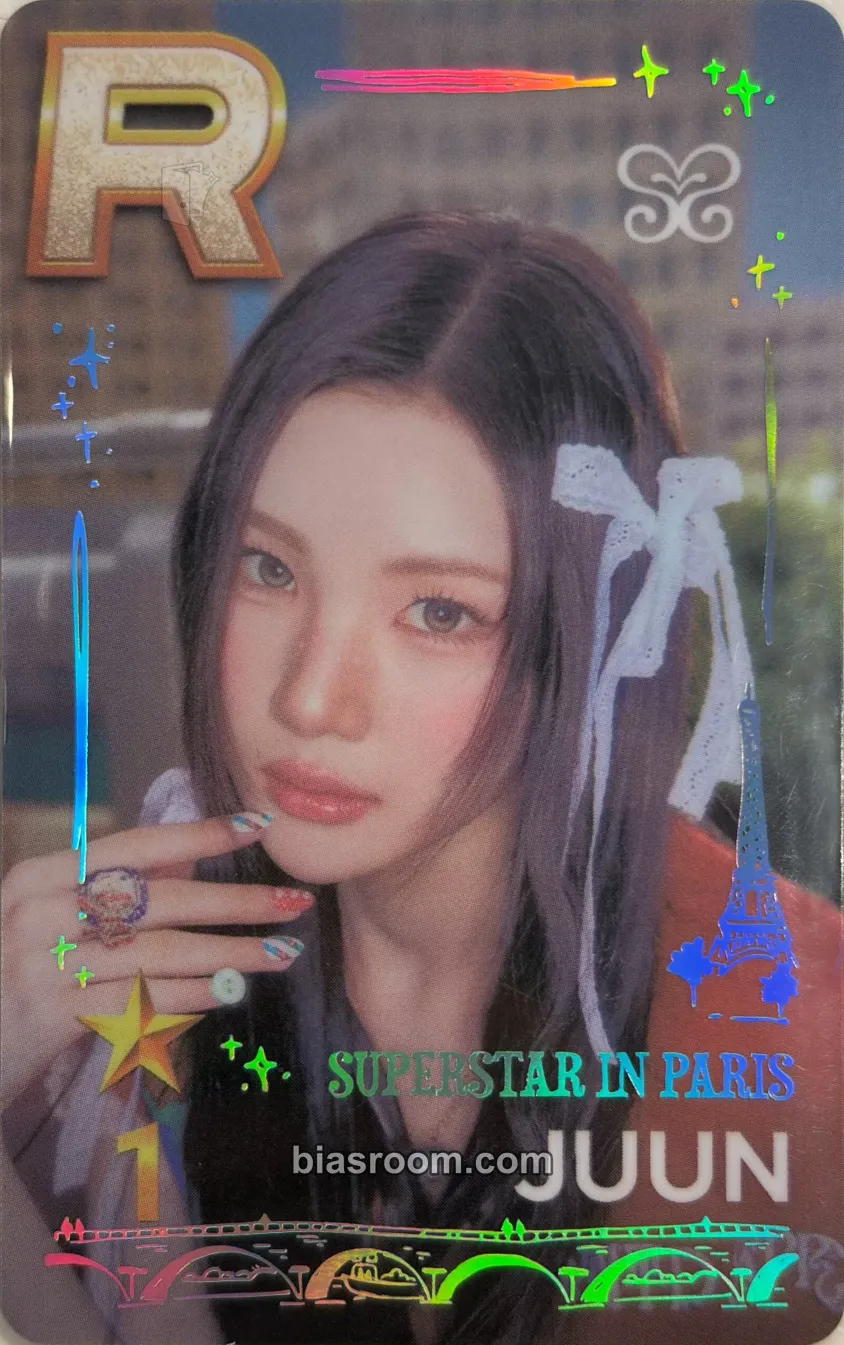 Juun Superstar Photocard - Hearts2Hearts - Hearts2Hearts K-pop photocard