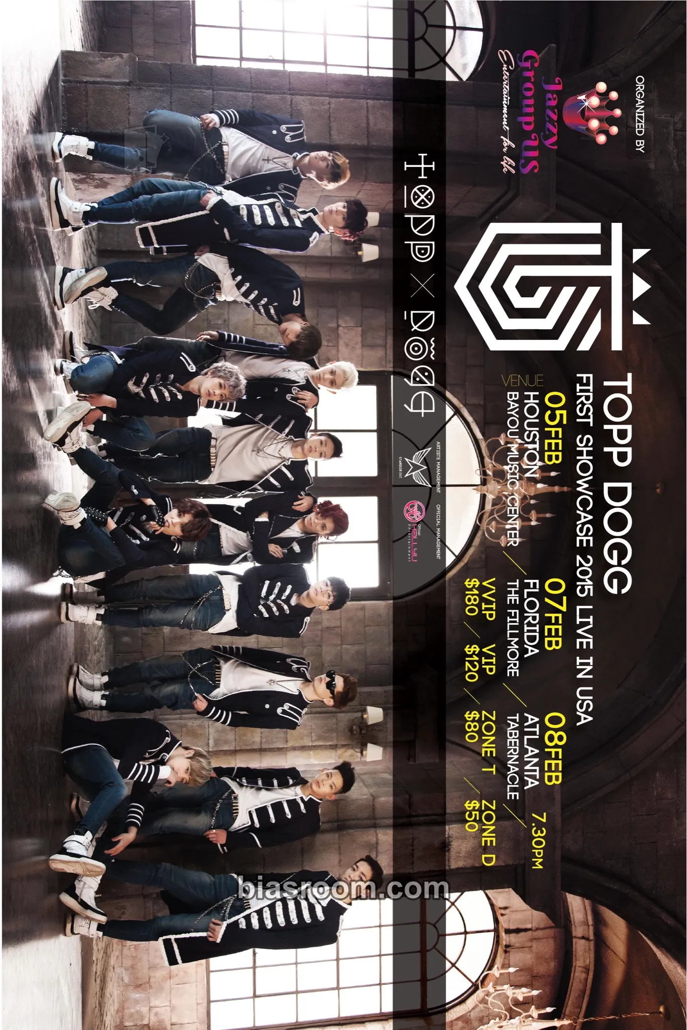 TOPP DOGG 2015 FIRST SHOWCASE LIVE IN USA Photocard - XENO-T - XENO-T K-pop photocard