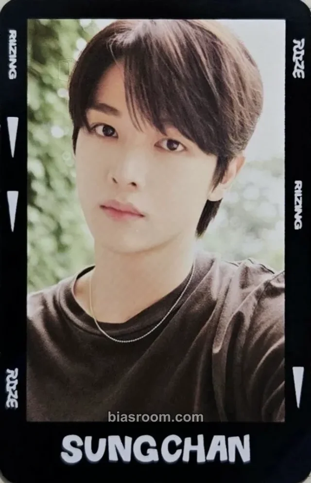 RIIZE - Sungchan - On The Sing Street Pop-up Event trading card outside version merch photocard special card