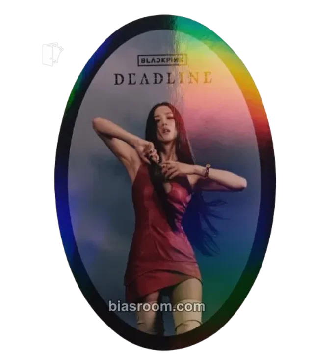 BLACKPINK - Jisoo - Deadline Album album inclusion sticker holographic (hologram)