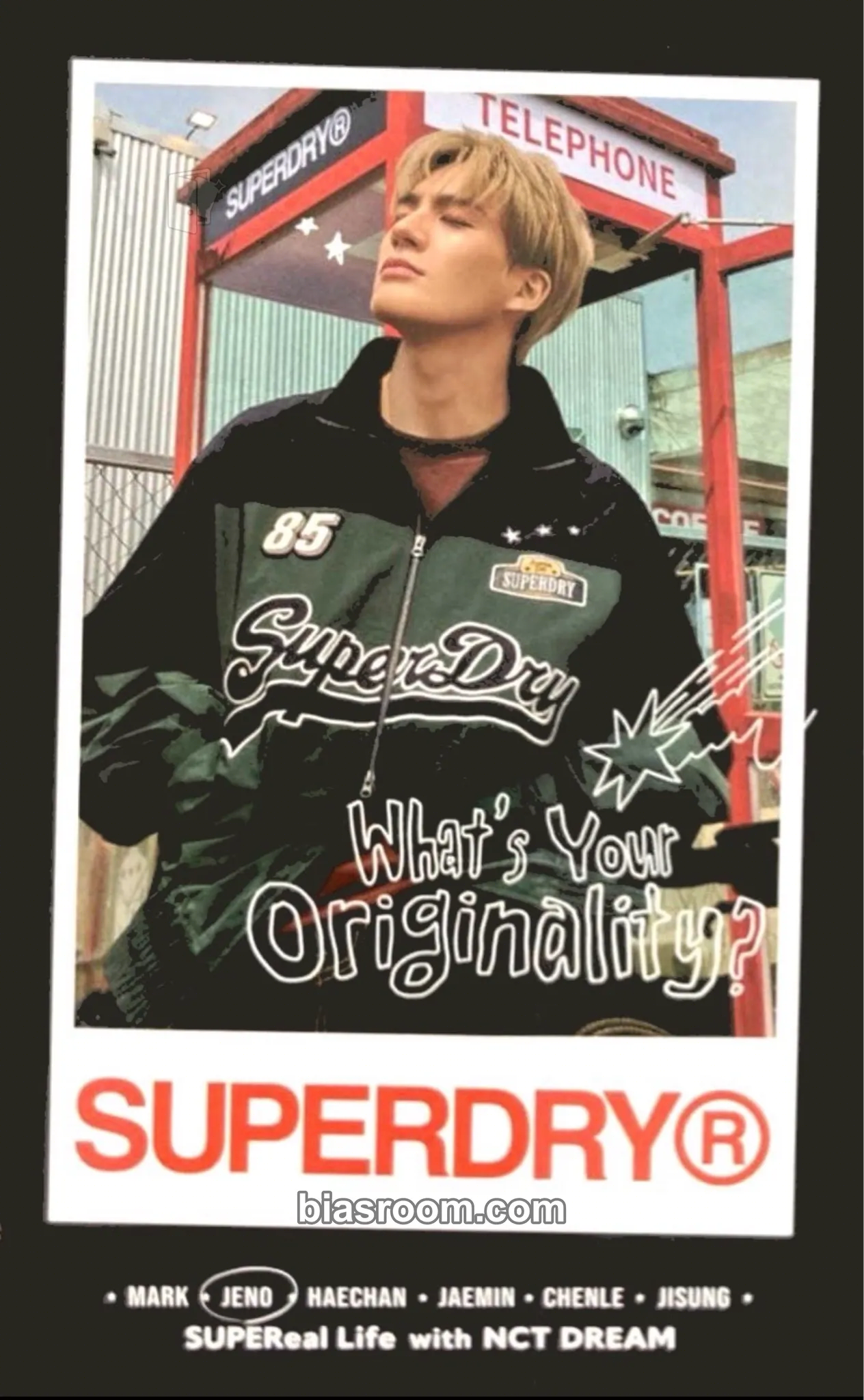 Jeno Superdry Pop-Up store Photocard - NCT DREAM - NCT DREAM K-pop photocard