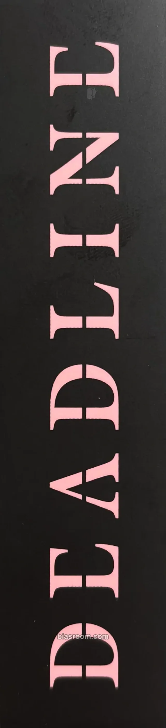 BLACKPINK - Deadline Album sticker black version album inclusion horizontal