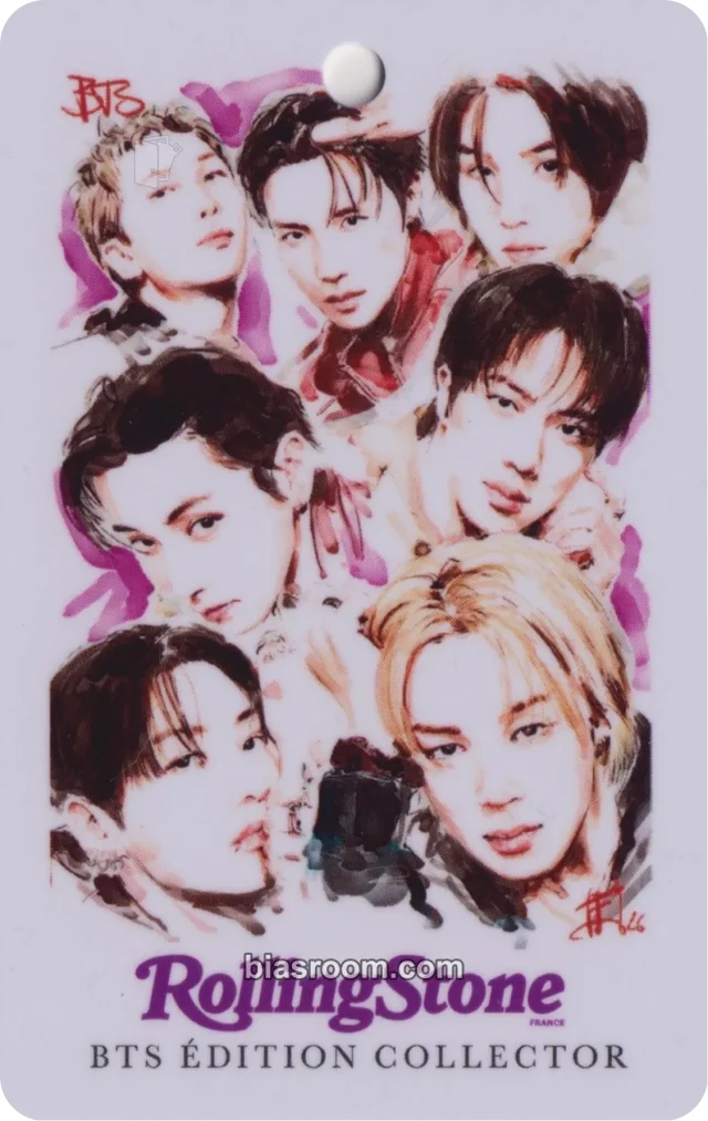 BTS Rolling Stone France Magazine K-pop photocard