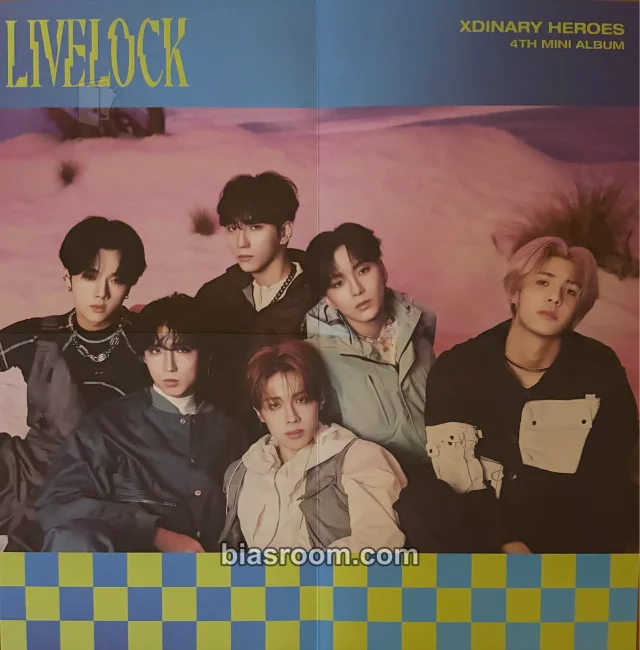 Xdinary Heroes - Livelock Album poster A version album inclusion square