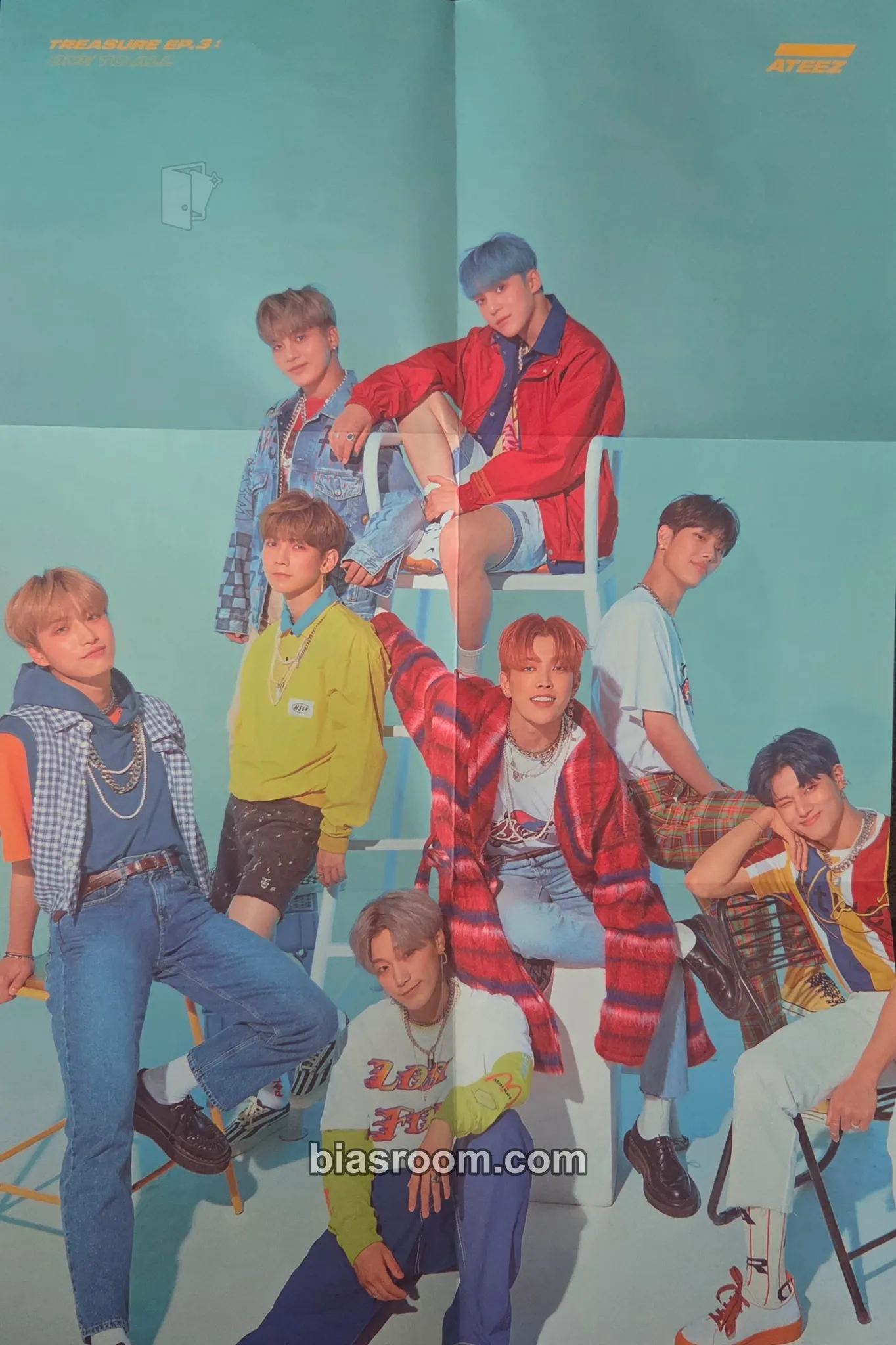 TREASURE EP.3 : One To All Photocard - ATEEZ - ATEEZ K-pop photocard