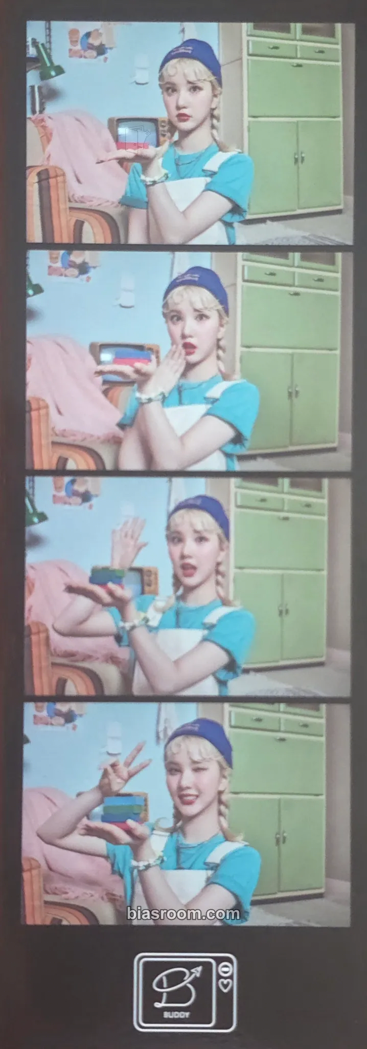 Eunha GFRIEND GLOBAL OFFICIAL FANCLUB BUDDY MEMBERSHIP Kit - GFRIEND at HOME Photocard - GFRIEND - GFRIEND K-pop photocard