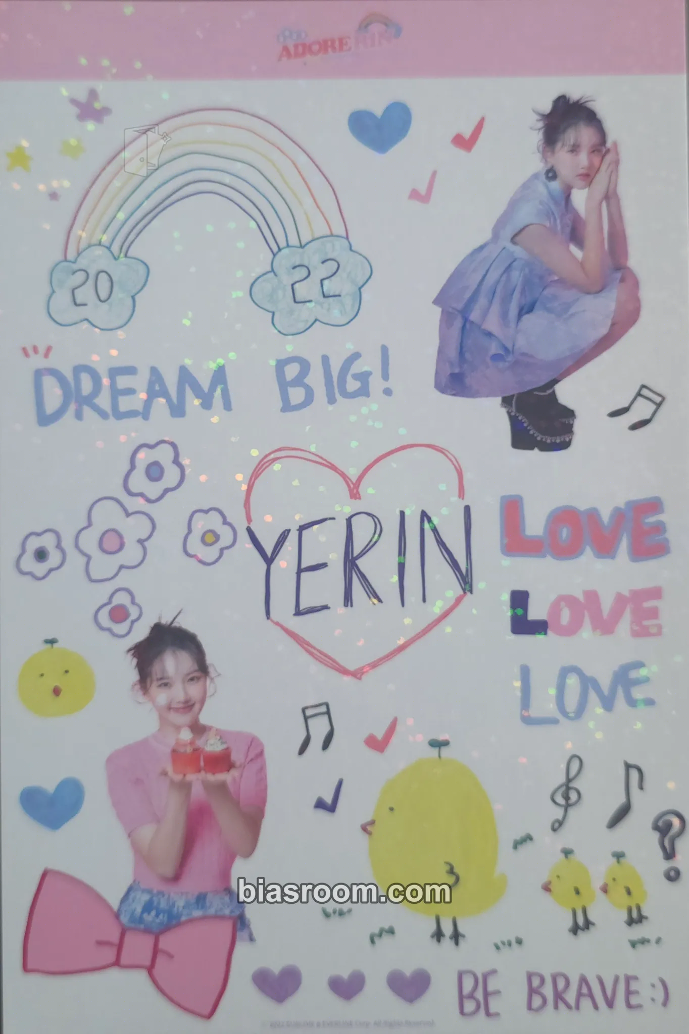 Yerin 2022 WELCOMING KIT 'ADORERIN' Photocard - Yerin K-pop photocard