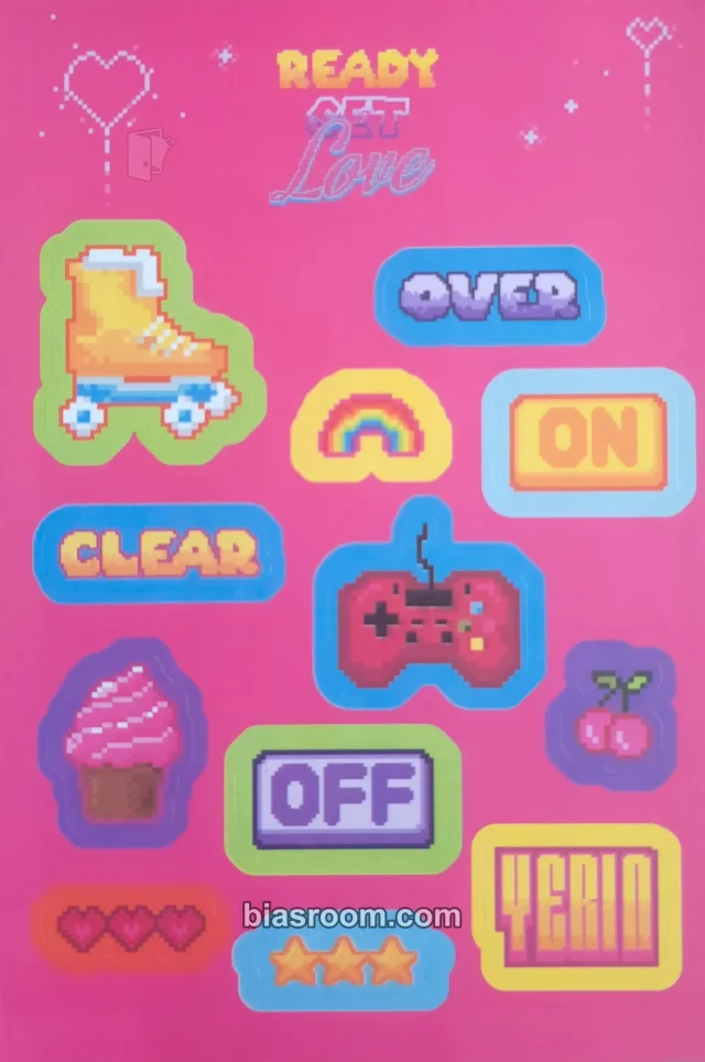 Yerin - Yerin - Ready, Set, LOVE Album sticker sheet album inclusion