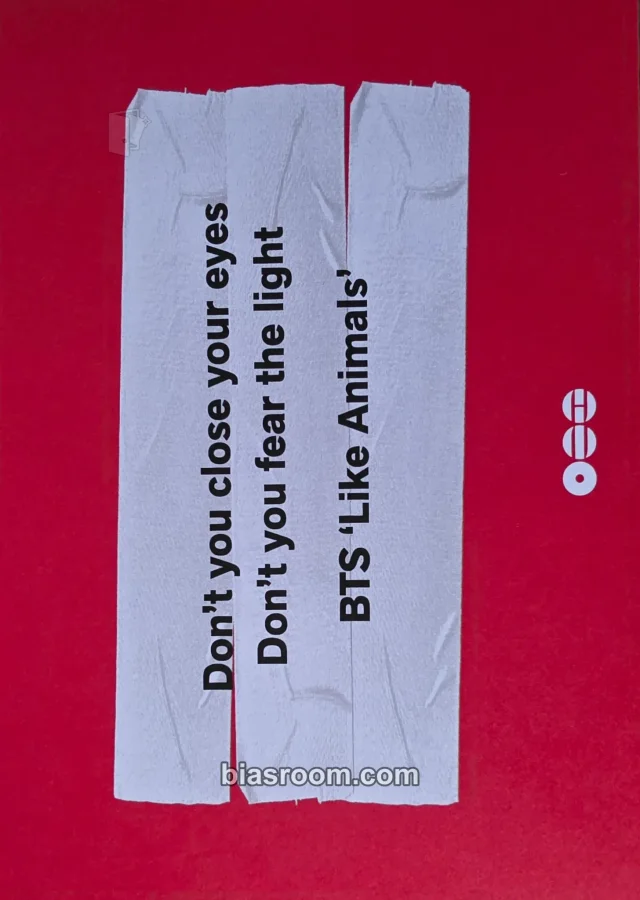 BTS - ARIRANG World Tour Event army madang postcard