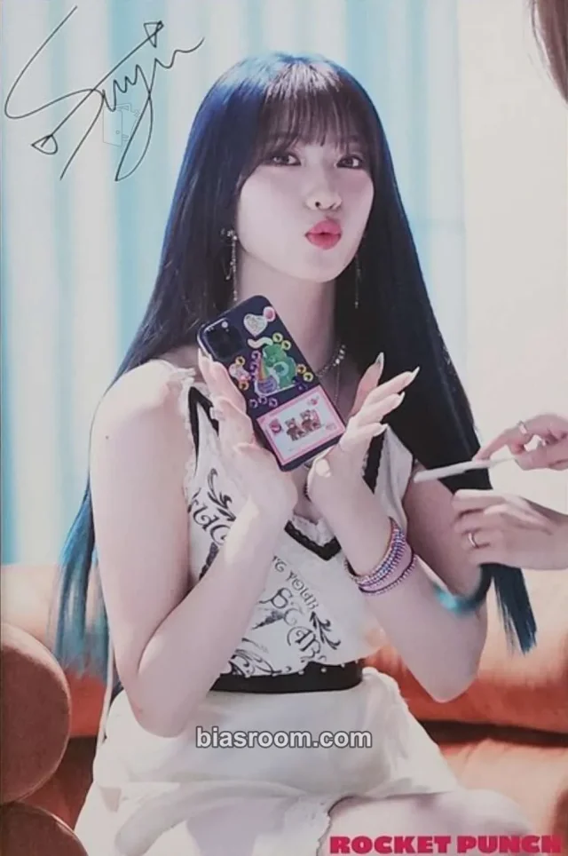 Rocket Punch - Suyun - Flash Album joeun music video call (fancall) fansign round 2 postcard