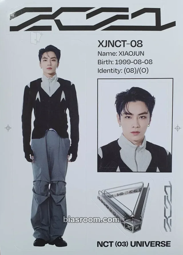 NCT - Xiaojun - Universe Album album inclusion photobook version sticker sheet