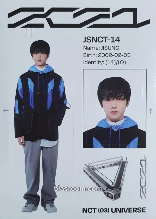 NCT - Jisung - Universe Album album inclusion photobook version sticker sheet