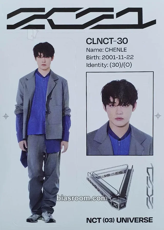 NCT - Chenle - Universe Album album inclusion photobook version sticker sheet