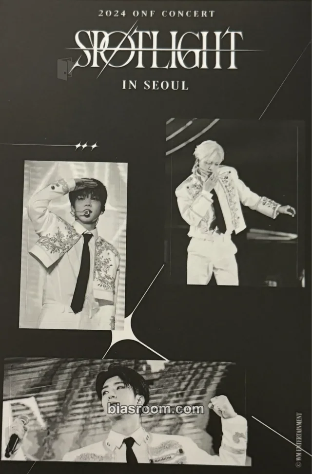 ONF - Seungjun & Wyatt & Yuto - 2024 ONF CONCERT SPOTLIGHT PHOTOBOOK Other sticker set photobook inclusion