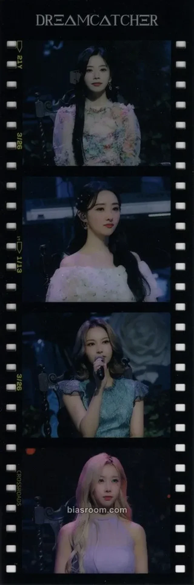 Dreamcatcher - JiU & SuA & Siyeon - Crossroads Concert Event merch inclusion transparent/translucent film strip utopia version