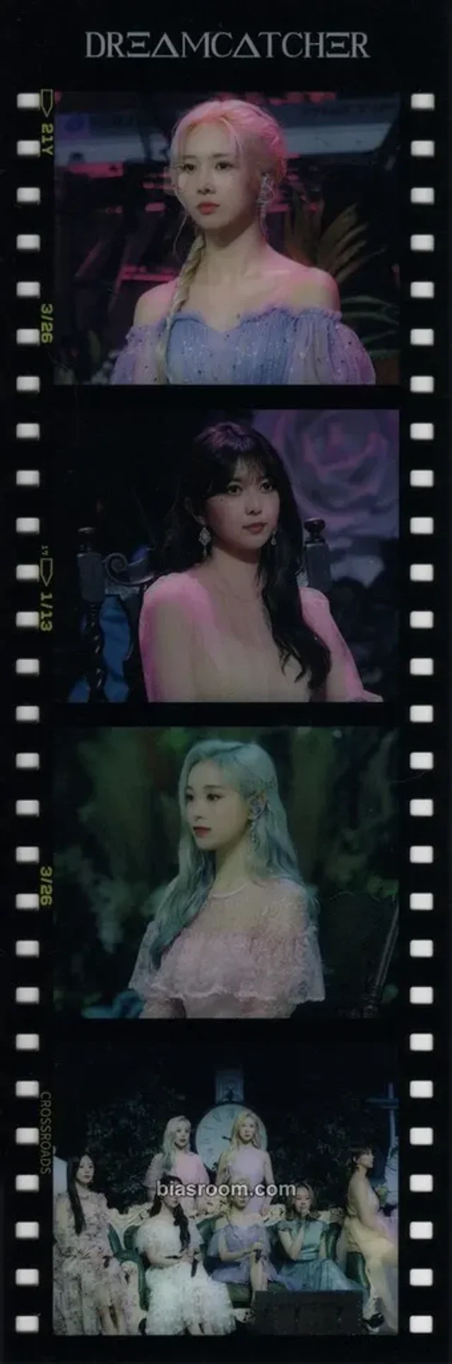 Dreamcatcher - Crossroads Concert Event merch inclusion transparent/translucent film strip mymusictaste (mmt) utopia version