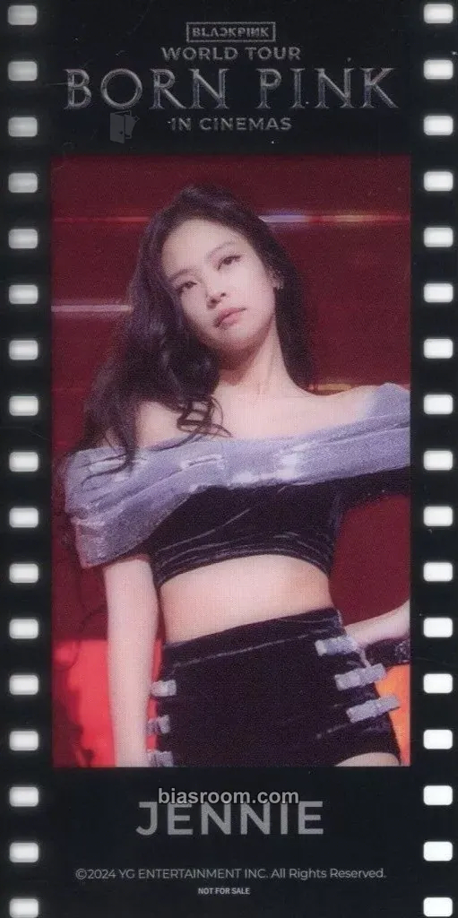 Jennie Born Pink In Cinemas Photocard - BLACKPINK - BLACKPINK K-pop photocard