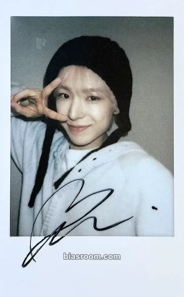 NCT WISH - Yushi - COLOR Album popmerch video call (fancall) round 3 polaroid printed signature