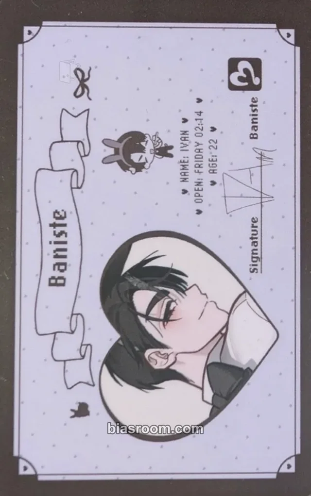 ALIEN STAGE - Ivan - Alien Stage Baniste Cafe Event horizontal id card