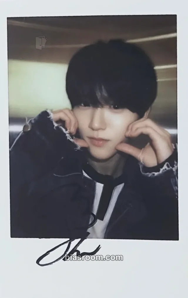 NCT WISH - Jaehee - COLOR Album popmerch round 3 video call (fancall) polaroid printed signature