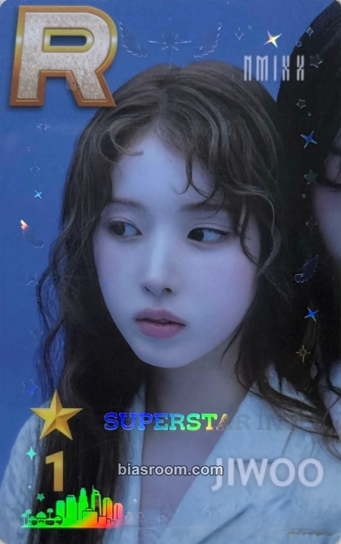 Jiwoo SuperStar Events Photocard - NMIXX - NMIXX K-pop photocard