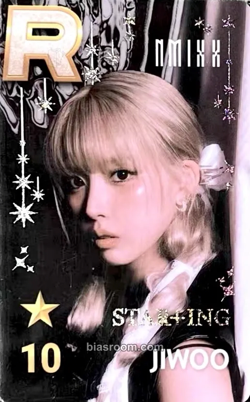 Jiwoo SuperStar Events Photocard - NMIXX - NMIXX K-pop photocard