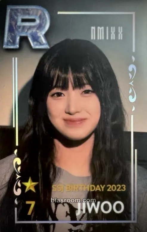 Jiwoo SuperStar Events Photocard - NMIXX - NMIXX K-pop photocard
