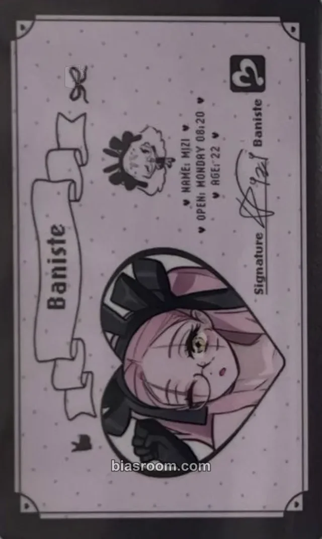 ALIEN STAGE - Mizi - Alien Stage Baniste Cafe Event id card horizontal