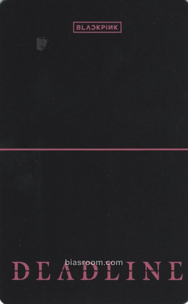 BLACKPINK - Deadline Album qq music qr card purchase benefit china