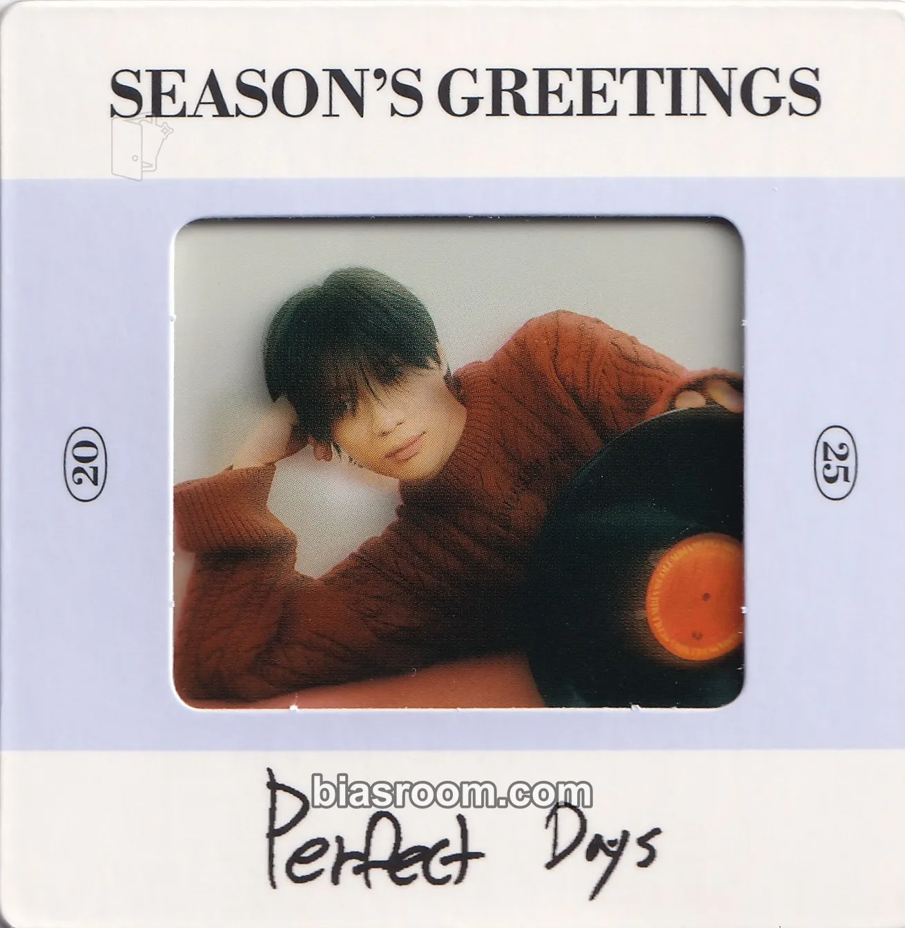 Taemin 2025 Season's Greetings: Perfect Days Photocard - Taemin K-pop photocard