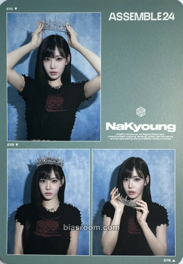 tripleS - Nakyoung - Assemble24 Album postcard album inclusion C version visual card