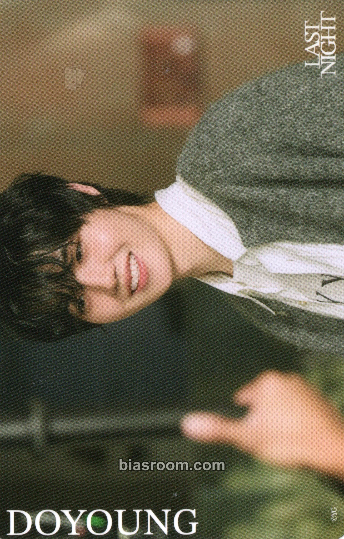 Doyoung Last Night Photocard - TREASURE - TREASURE K-pop photocard