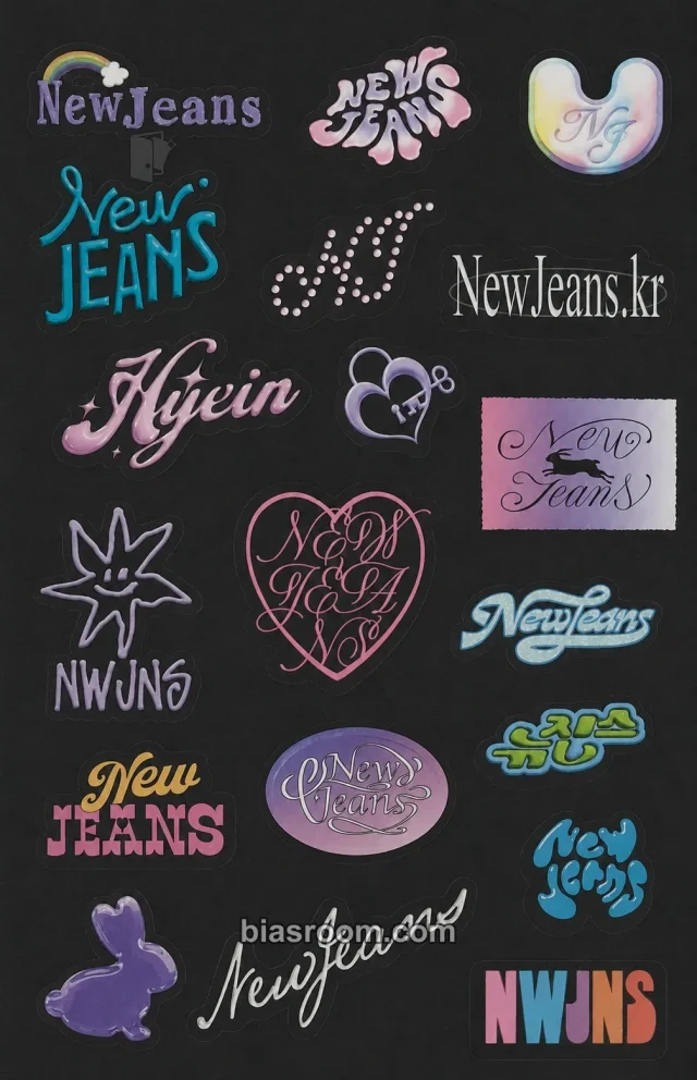 NewJeans - Hyein - NewJeans 2nd EP “Get Up” Album album inclusion hyein version sticker sheet