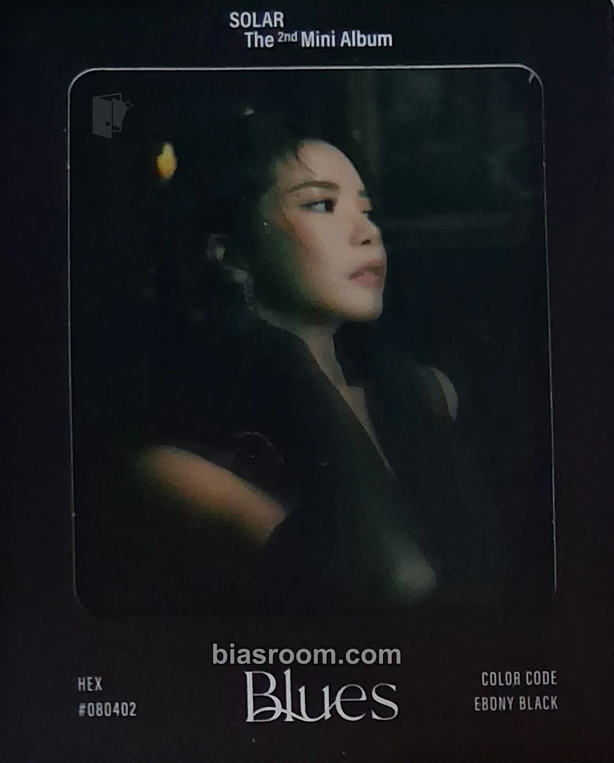 Solar COLOURS Photocard - MAMAMOO - MAMAMOO K-pop photocard