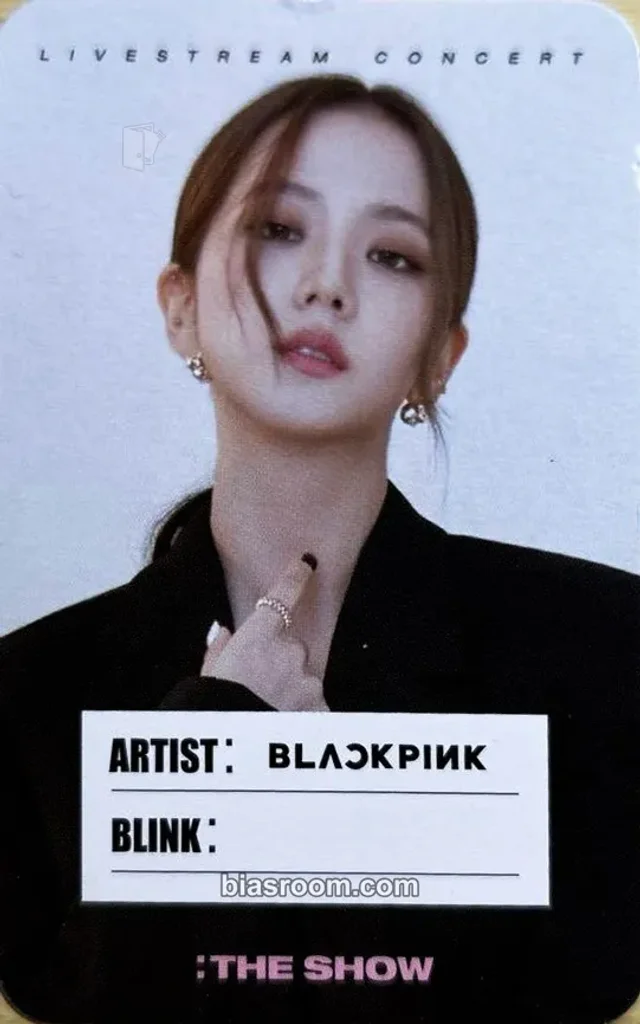 BLACKPINK - Jisoo - THE SHOW Event #1 MD Other merch id card
