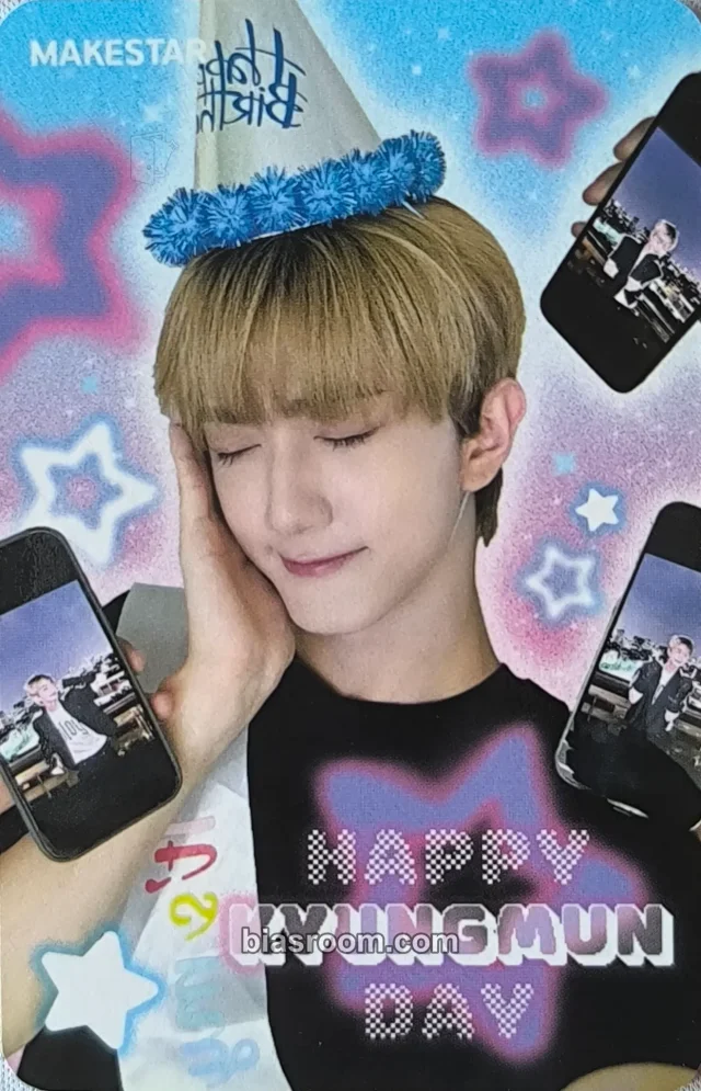 Younite - Kyungmun - Another Album winner benefit makestar birthday card